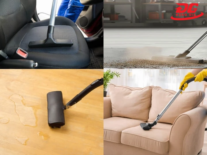 Máy hút bụi công nghiệp Sumika hút được nhiều loại sàn