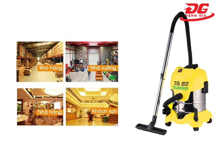 ứng dụng Máy hút bụi công nghiệp Sumika