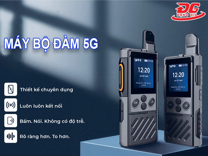 ưu điểm của bộ đàm 5G