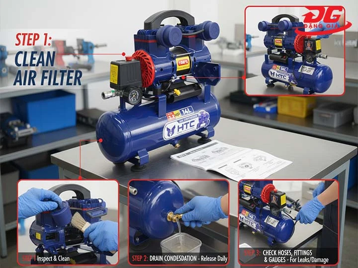 bảo dưỡng Máy nén khí HTC