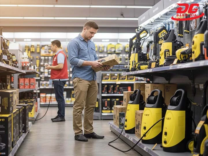 chọn máy rửa xe V-Jet