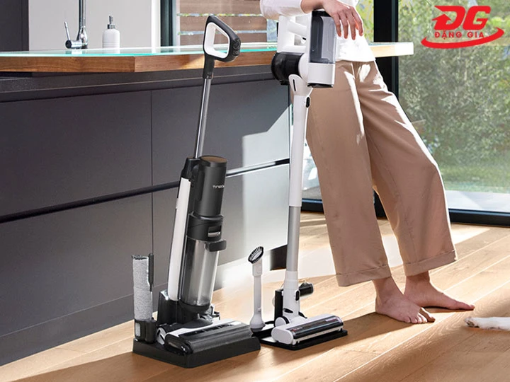 kiêm tra tem máy hút bụi Tineco trước khi mua