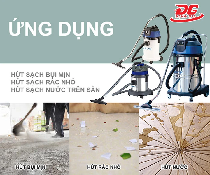 máy hút bụi Cleprox hút bụi khô ướt nhanh