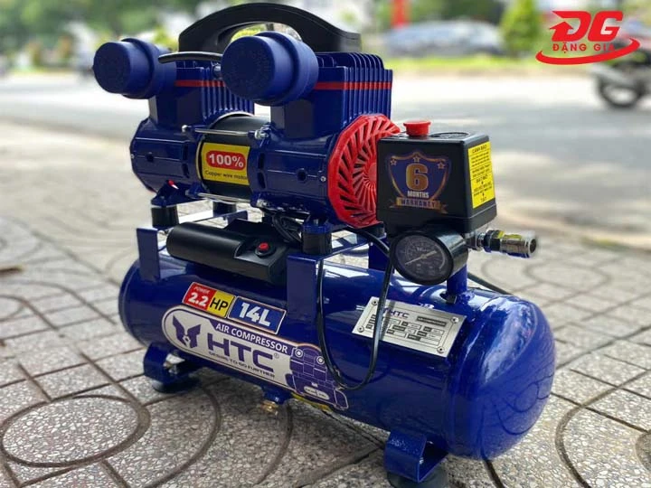 Máy nén khí HTC2214A 14LIT 2.2HP không dầu