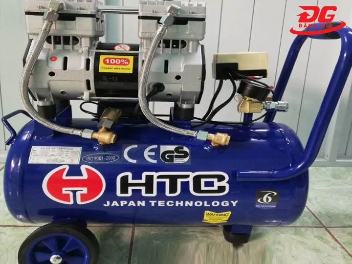 máy nén khí HTC giảm âm tốt