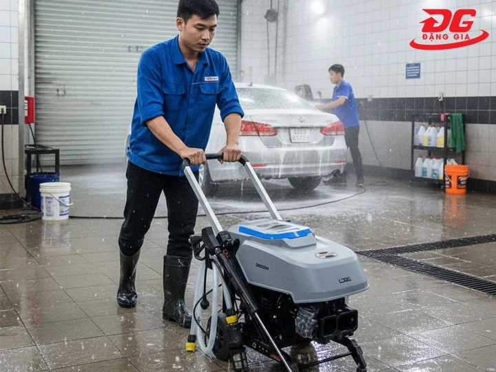  Máy rửa xe Jeeplus cơ động