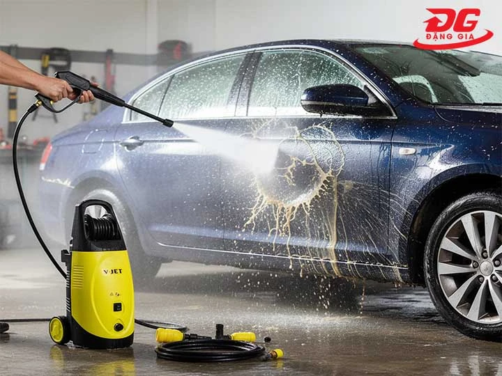 Máy rửa xe V-Jet VJ 110(P) áp lực ổn định