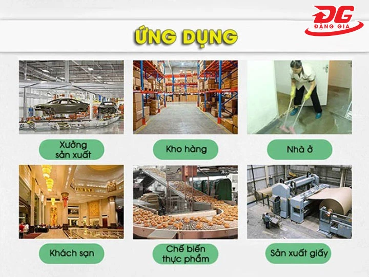 ứng dụng của Máy hút bụi Cleprox