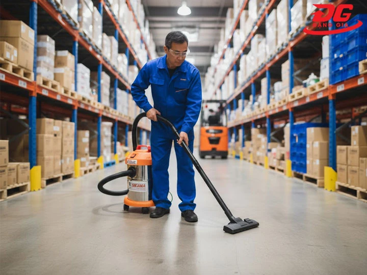 cách dùng đầu hút Máy hút bụi YAKAMA