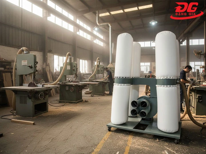 công xuất máy hút bụi 4 túi vải là bao nhiêu
