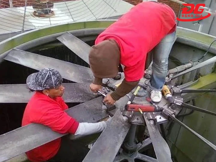 dấu hiệu Sự cố tháp giải nhiệt