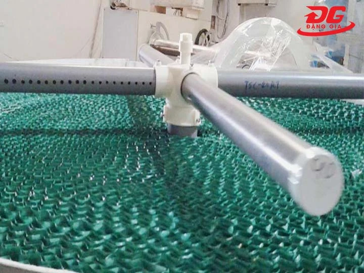 Đầu phun nước tháp bị tắc nghẽn