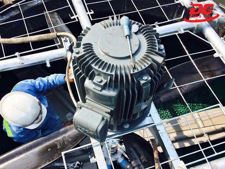 Động cơ tháp chạy quá tải
