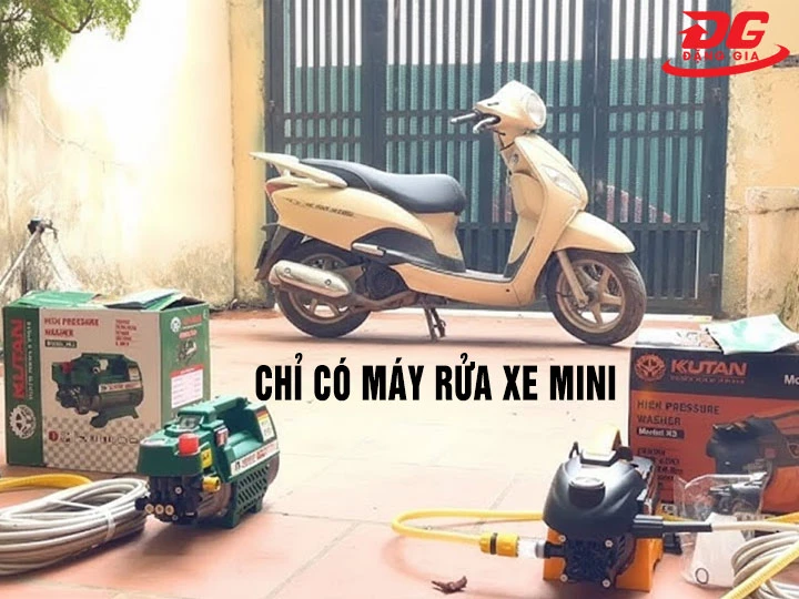 Máy rửa xe Kutan chỉ có dòng mini