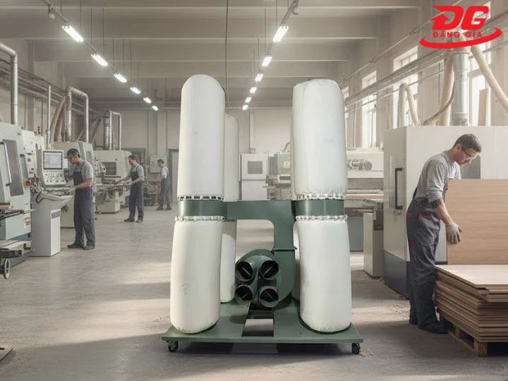 máy hút bụi 4 túi vải dễ vệ sinh