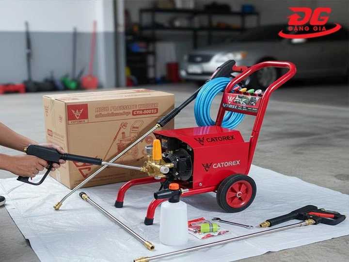 máy rửa xe Catorex dễ sử dụng