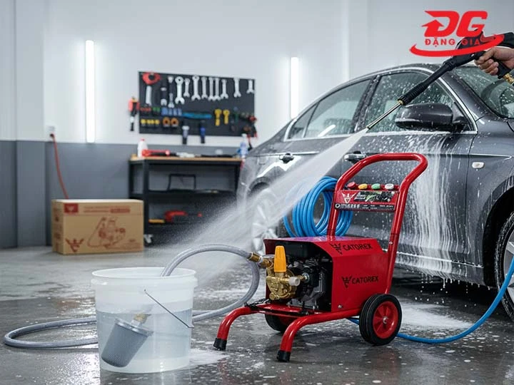 máy rửa xe Catorex nhiều công năng