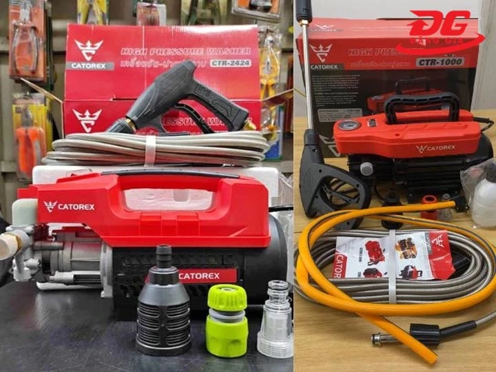 máy rửa xe Catorex thiết kế chắc chắn