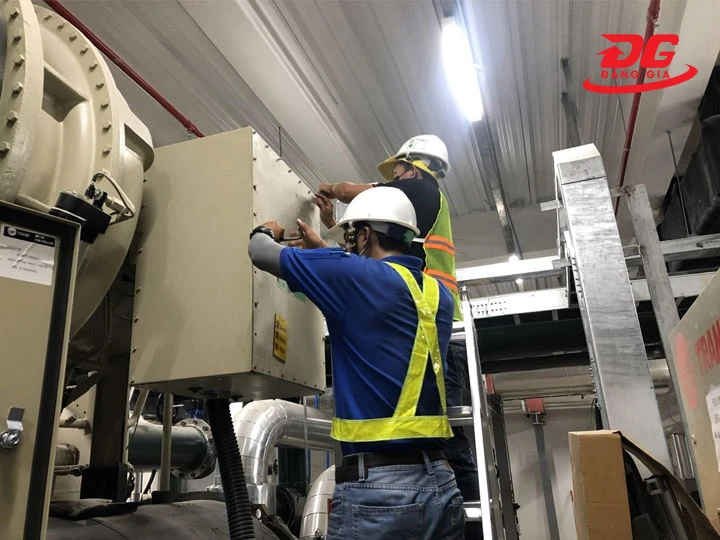 Mô hình cách vận hành của hệ thống làm lạnh nước chiller