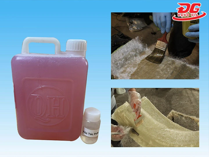 dùng keo gắn tháp giải nhiệt