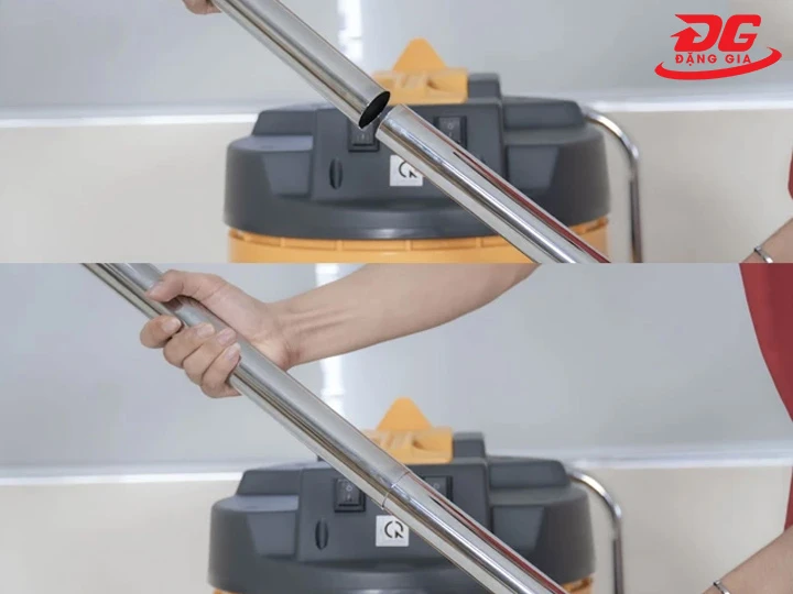 Ống dẫn hướng inox máy hút bụi 30L-70L-80L lắp chắc chắn