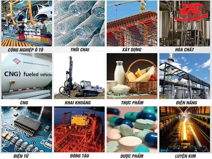 ứng dụng của máy nén khí Hàn Quốc