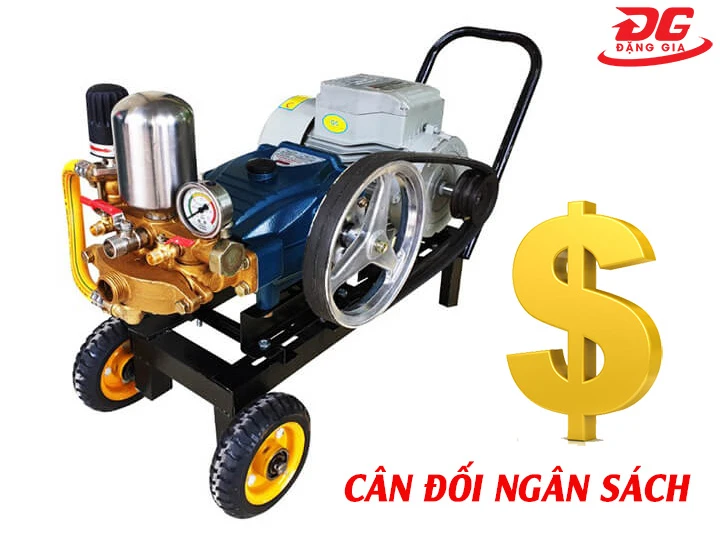 cân đối ngân sách đầu tư máy rửa xe