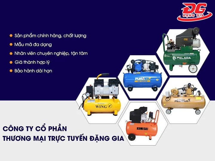 đặng gia bán máy nén khí Quy Nhơn