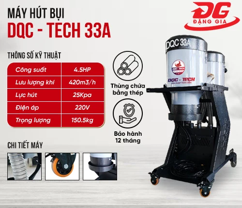 Máy hút bụi công nghiệp DQC - Tech 33A 2