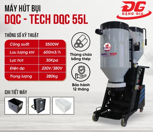Máy hút bụi công nghiệp DQC - Tech 55L 2