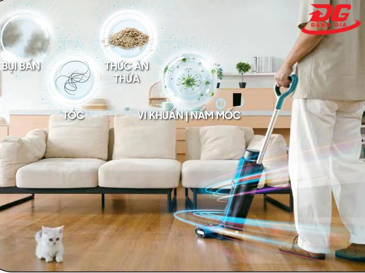 Máy hút bụi Ultty có công nghệ lọc đa tầng