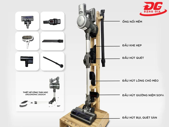 Máy hút bụi Ultty có mấy loại đầu hút
