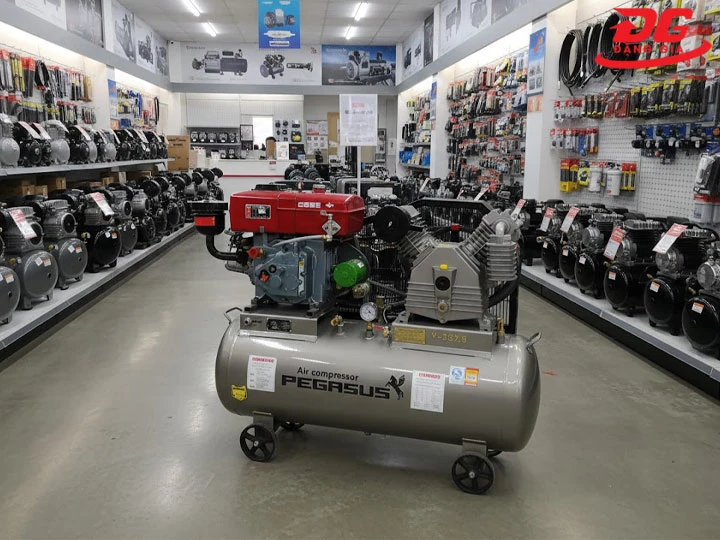 Máy nén khí Pegasus TM W 1.0 8 500L mua ở đâu