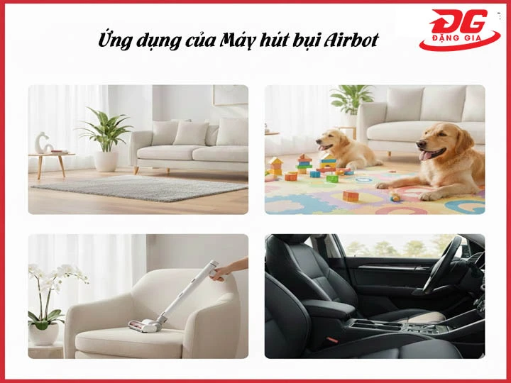 ứng dụng máy hút bụi Airbot