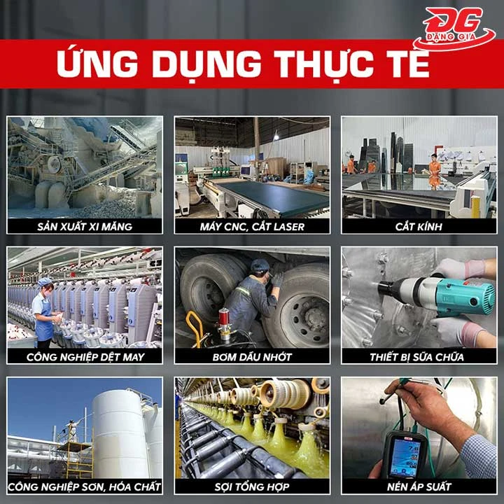 ứng dụng của Máy nén khí Đài Loan