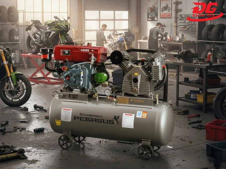 ứng dụng Máy nén khí Pegasus TM W 1.0 8 500L