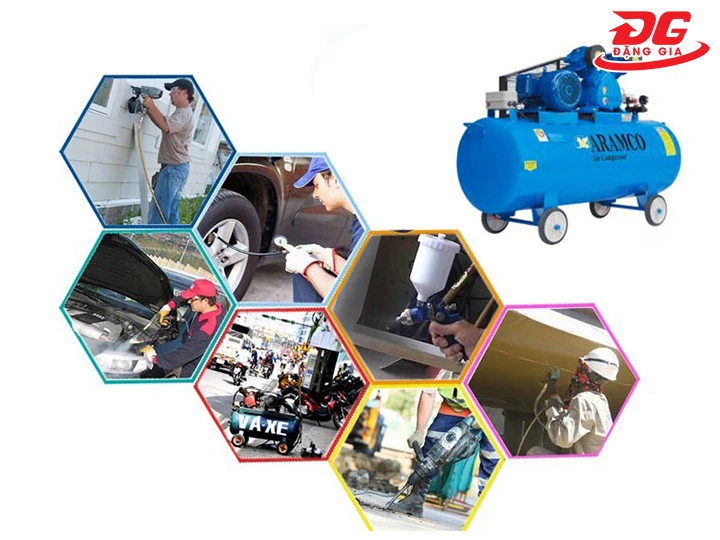 Ứng dụng thực tế của máy nén khí Quy Nhơn