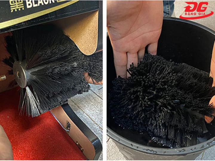 chổi máy đánh giày tự động giá rẻ Shiny SHN - M2