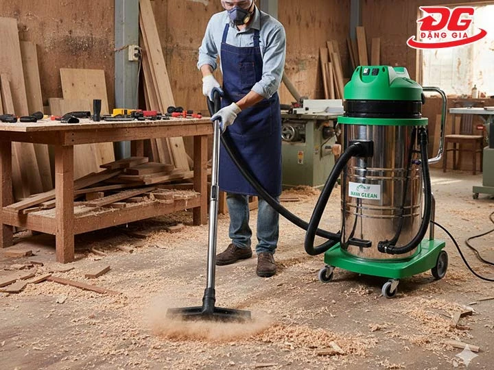 máy hút bụi công nghiệp Davi Clean hút bụi siêu mạnh