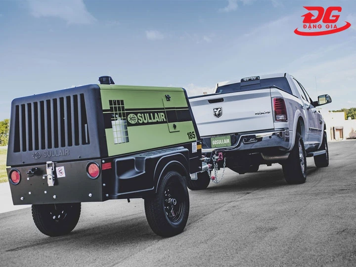 máy nén khí diesel cơ động