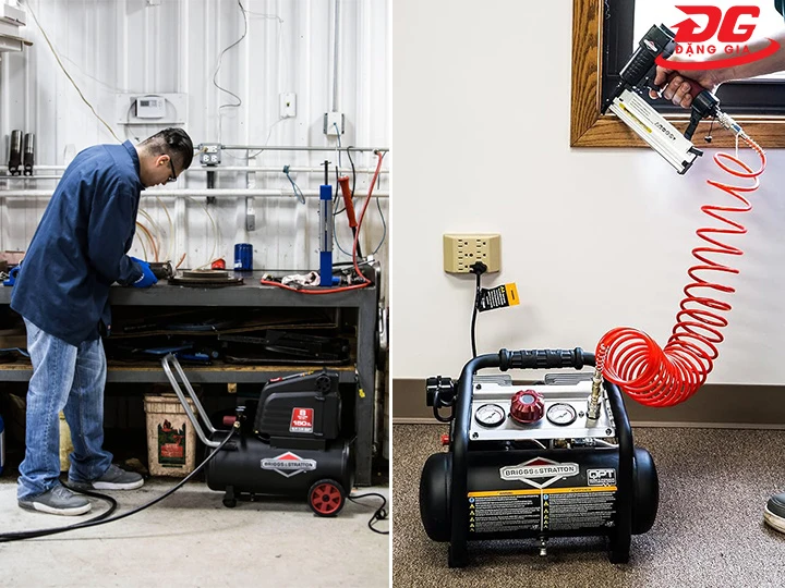 Ứng dụng thực tế của máy nén khí Briggs & Stratton