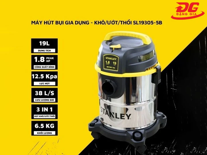 địa chỉ mua Máy hút bụi khô và ướt 19L Stanley SL19305-5B