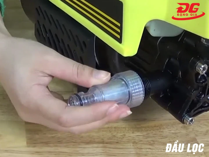 Lắp đầu lọc máy rửa xe Zento