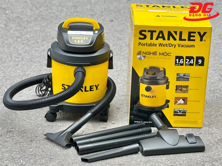 Máy hút bụi Stanley - Thiết kế khỏe khoắn, hút bụi khô ướt cực linh hoạt