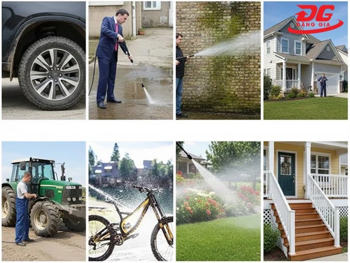 Ứng dụng máy rửa xe Zento