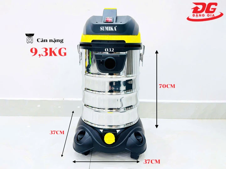 dung tích Máy hút bụi công nghiệp 1800W