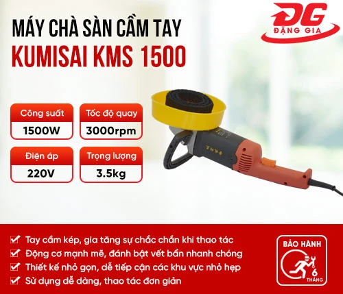 Máy chà sàn cầm tay Kumisai KMS 1500 2