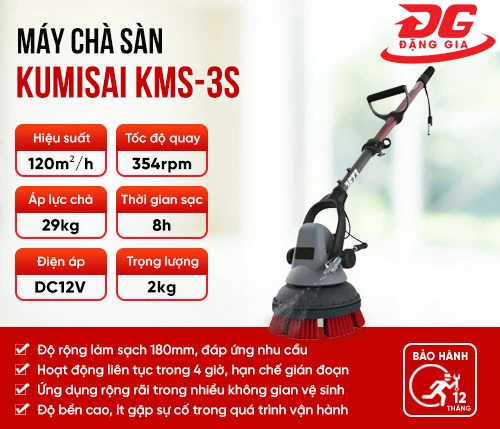 Máy chà sàn Kumisai KMS-3S 2