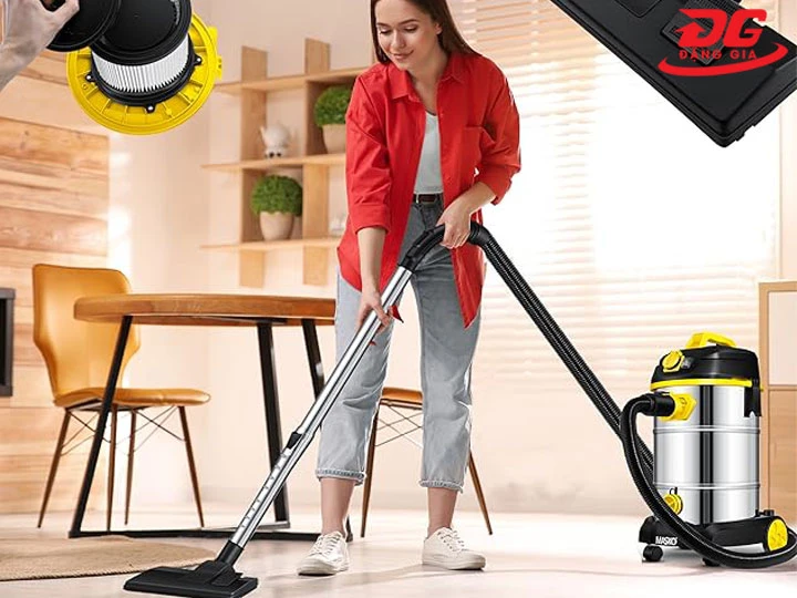 Máy hút bụi công nghiệp 1800W có tiếng ồn thấp