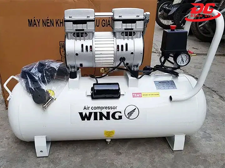Ứng dụng đầu nén khí không dầu giảm âm Wing OF1100